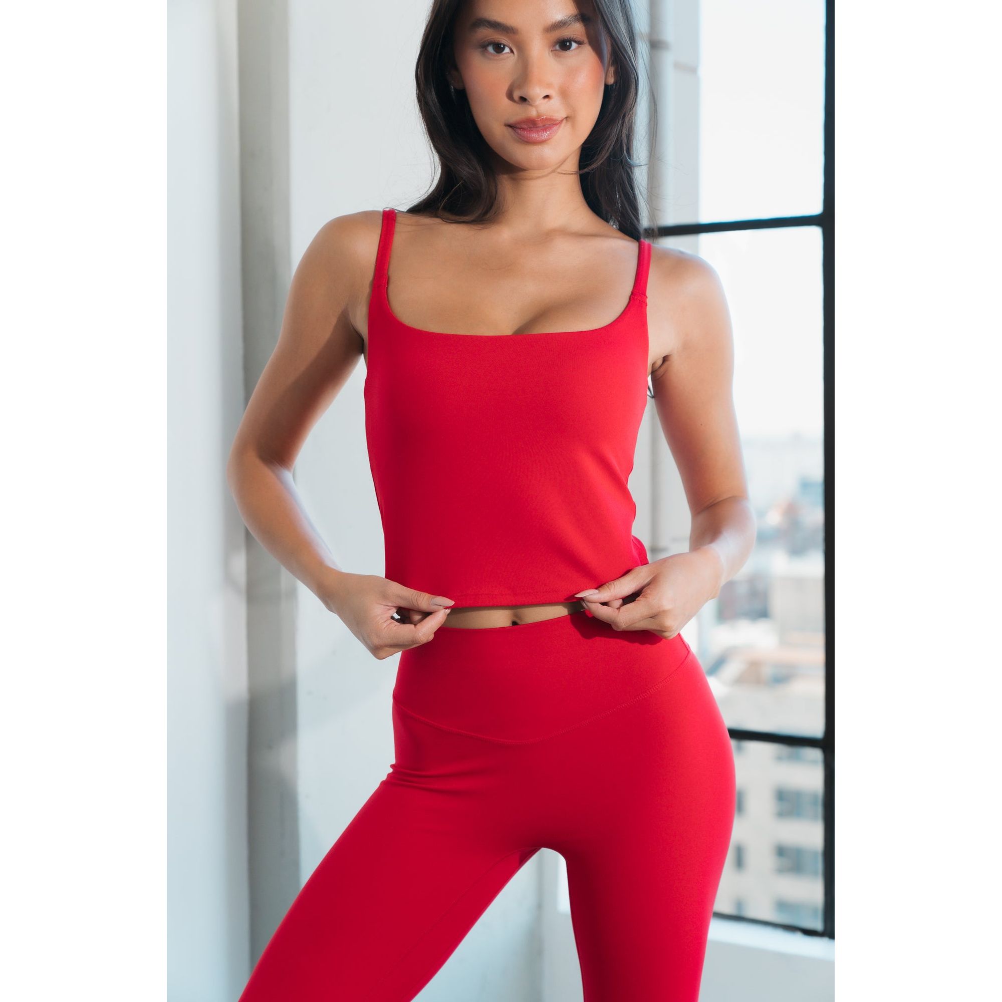 Cloud II Scoop Tank Cherry