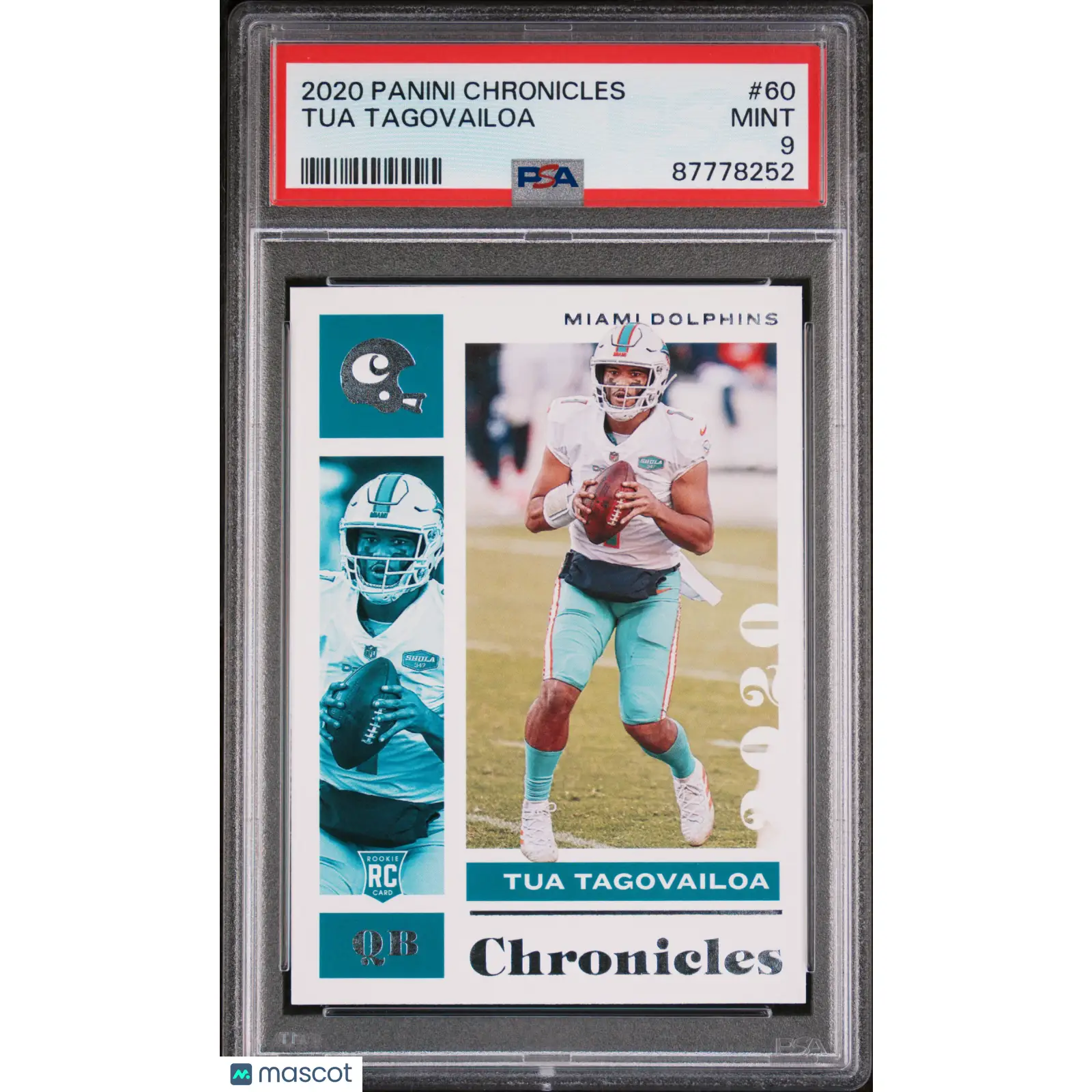 Tua Tagovailoa PSA 2020 Panini Chronicles Football #60 9 87778252