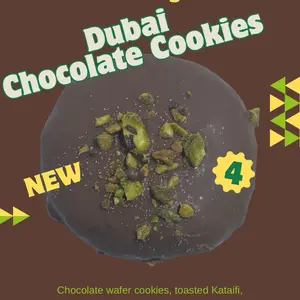 Dubai Chocolate cookies (4) 3” cookies per order