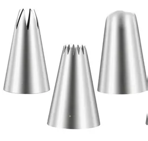 Set of 6 Piping Tips for Vintage Cakes Essential Icing Tools for Easy Decoration