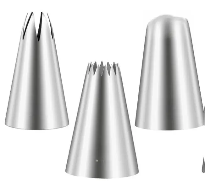 Set of 6 Piping Tips for Vintage Cakes Essential Icing Tools for Easy Decoration