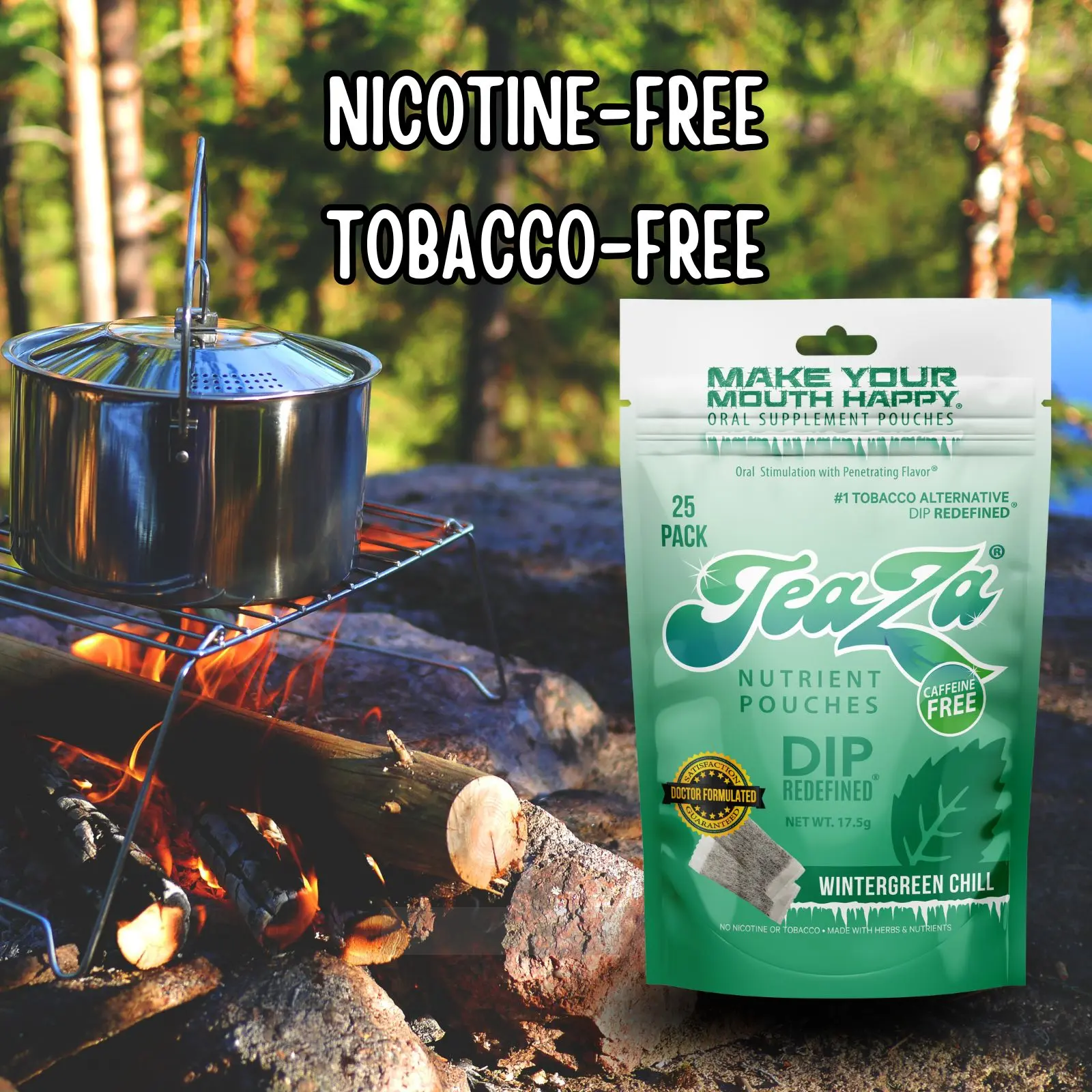 herbal tobacco pouches TeaZa Herbal Pouches 