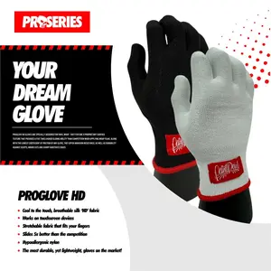 PROGLOVE HD BLACK Pair of Vinyl Wrap Gloves, Car Wrapping