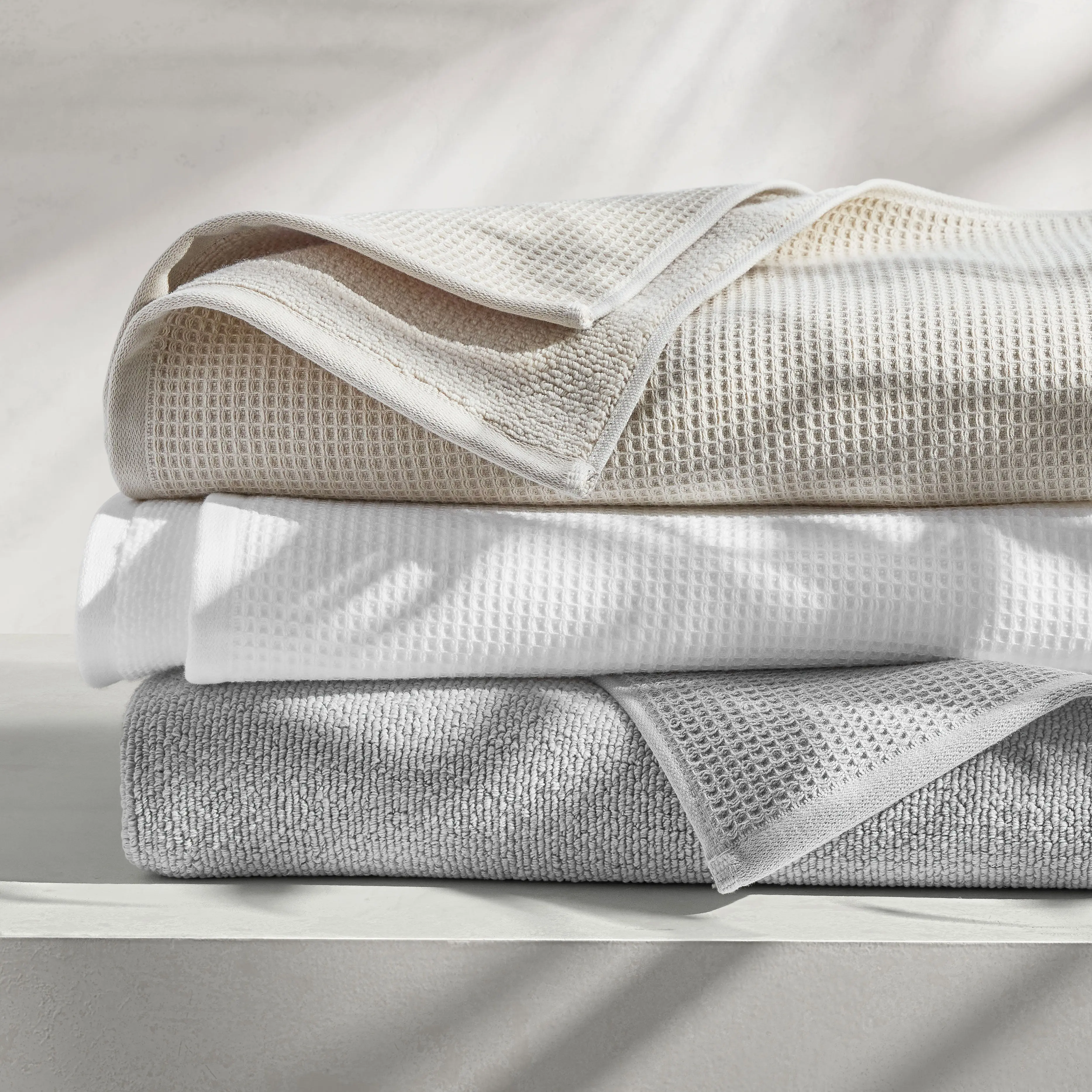 Canal Waffle Towels