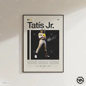 Fernando Tatís Jr. Poster , Baseball Poster, Sports Poster, Sports Bedroom Posters, Poster Decor Room