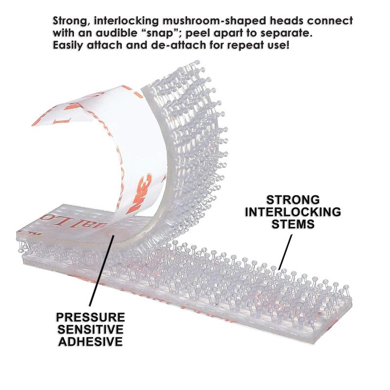 EZ Pass/I-Pass/Toll Tag Clear Tape Mounting Kit,  4 Sets (8 Strips) Double Sided Adhesive Scotch Strips with Velcro Strips, Alien Tape Grip with Alcohol Prep Pad, EZ Pass Holder