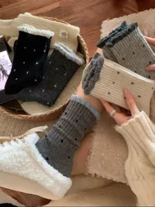 Women's Solid Color Ankle Socks, Casual Everyday Breathable Fashion Socks, Short Stockings and Pantyhose, Rabbit Design, Perfect Easter Gift