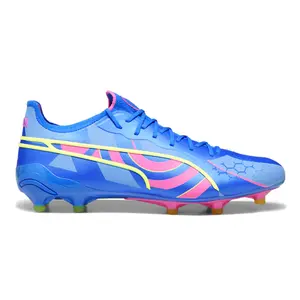PUMA Mens King Ultimate Energy Firm GroundArtifical Ground Soccer Cleats Cleated, Firm Ground - Blue
