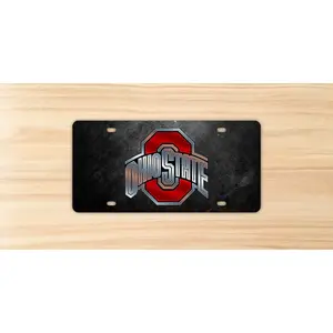 License Plate - Ohio State (Chrome style)