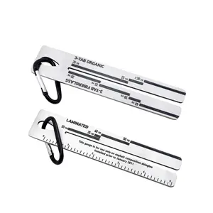 2 count 4/09 Shingle Gauge,Measuring Tool for Roof Shingle,Roof Pitch Gauge with Carabiner,Equipment for Measuring and Analyzeing The Thickness of Roof Tiles