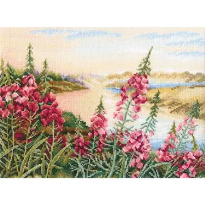 Where the fireweed blooms M881 Counted Cross Stitch Kit