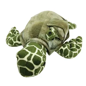 Fun Stuff Sea Turtle Plush with Pouch and Mini Hatchling Baby – 12" Soft Stuffed Animal Toy for Kids – Cuddly Mommy and Baby Turtle Set