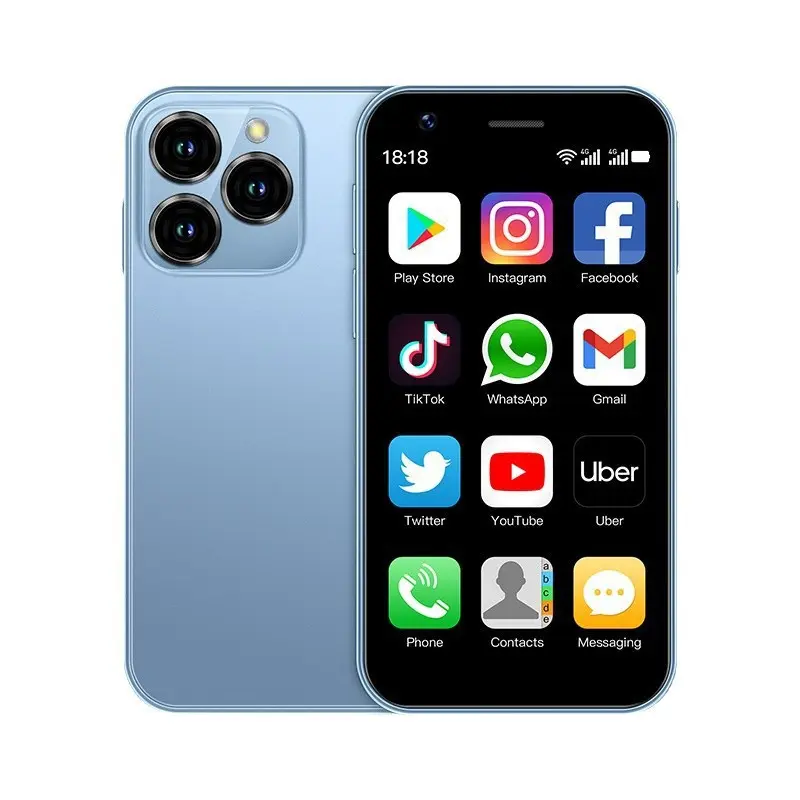 5G Smart Mini Mobile Phone - HD Screen, Large Memory, Dual SIM Support, Long Battery Life, Built-In Camera, High-Quality Audio Speaker, Micro SD Compatible, Streaming Capable for Teens