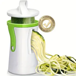 Manual Spiral Vegetable Cutter, 1 Count Creative Kitchen Vegetable Slicer, Vegetable Spiralizer, Vegetable Cutting Slicer, Kitchen Utensils & Gadgets