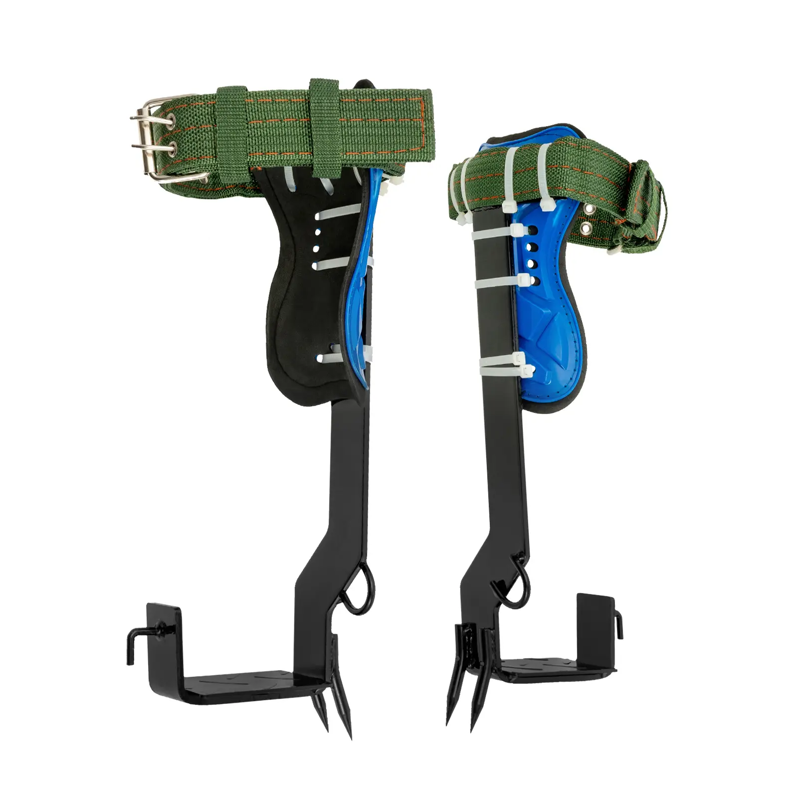 Adults' Tree Climbing Spikes Set, 45# Steel Construction, 220.46lbs Load-Capacity, Safety Belt, Rope, Ankle Straps & Accessories for Hunting, Outdoor Logging, Fruit Picking