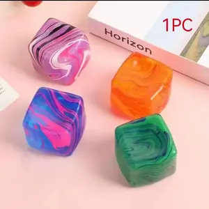 Same Pattern Ice Cube Squeeze Toy, Stress Relief Cubic Block, Maltose Squeeze Fun, Perfect for Relaxing Moments
