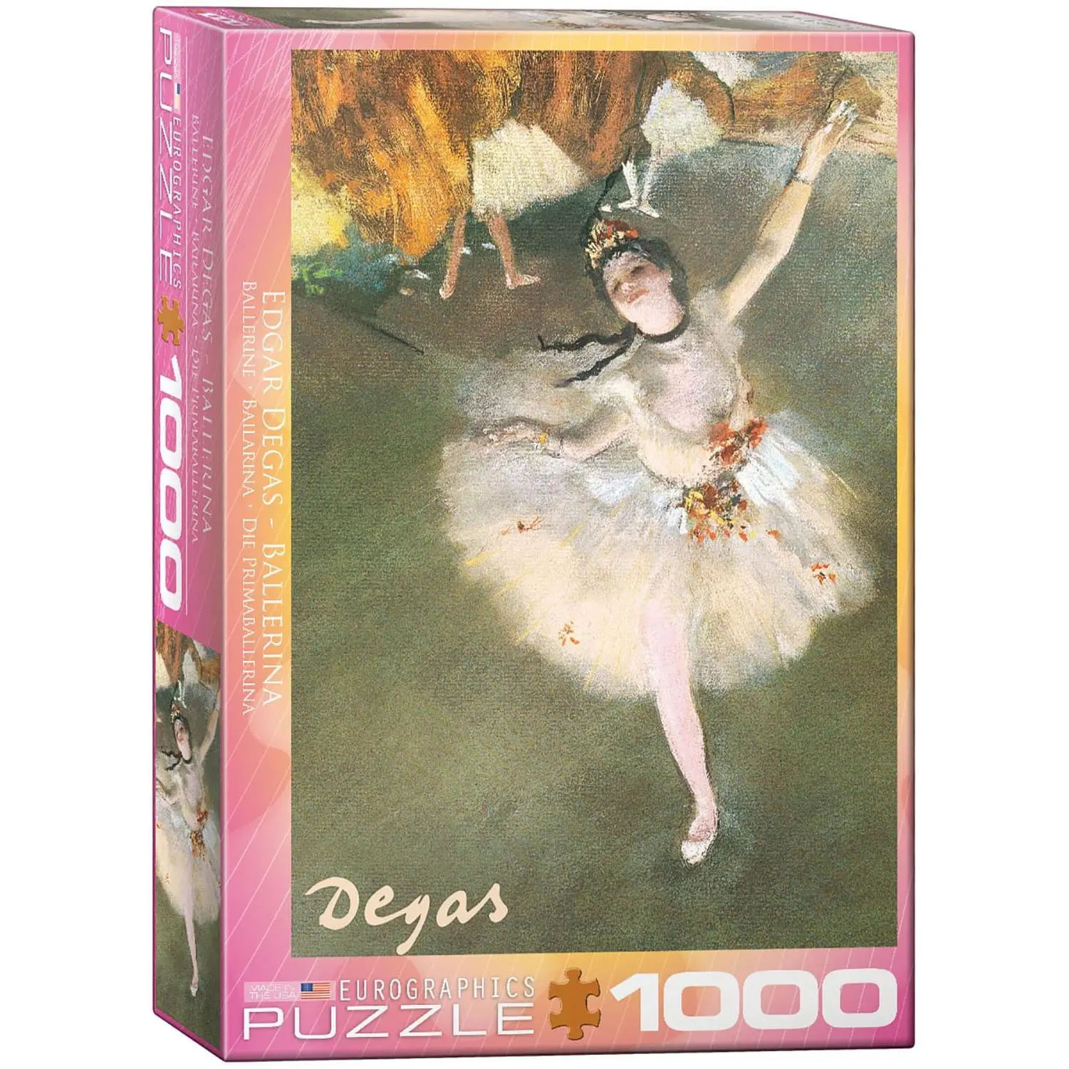 Ballerina by Edgar Degas 1000 Piece Jigsaw Puzzle