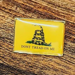 Original Gadsden "Don't Tread On Me" Enamel Lapel Pin
