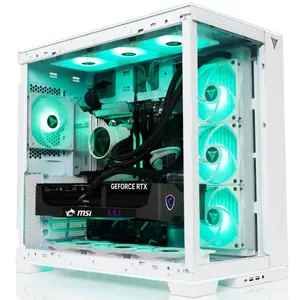VRLA Tech GeForce RTX 5090 AMD Ryzen 7 9800X3D 64GB RGB DDR5 6000MHz 4TB NVMe 1200W PSU Windows Gaming PC Desktop