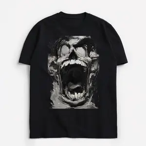 Expressive Anguish Portrait T-Shirt
