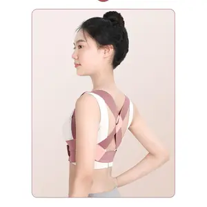 Hunchback aligner straight back artifact adult female beauty back correction stretching posture strap