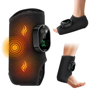 Multifunctional Heated Leg Massager for Feet Ankle and Calf, Hot Compress, Relaxation Aid, Ideal Gift for Anyone, New Lithium Battery Included