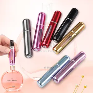 Mini Perfume Spray Bottle Set Refillable Atomizer 5ml/0.169oz Cosmetic Sprayer for Liquid Dispensing perfume atomizer Canister Tin Organiser