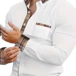 men's classic Design casual wear for men long sleeve shirts with pocket for all season,size small medium large Xl and true to size