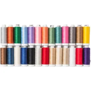 Essential Thread Set - 26 Spools 220 Yards Each with Carrier
