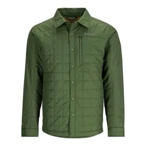 Simms Fall Run Shacket -Green (Lg) Jackets Coats Outerwear