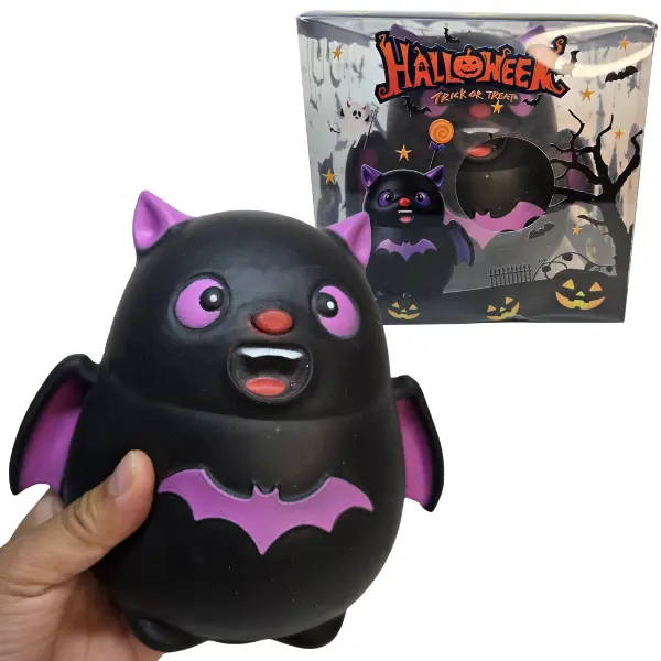 Jumbo Bat Vampire Scented Squishy Halloween Stress Relief Fidget Toy Cute and Spooky Large Novelty Toys for Fidgeting soft decompression