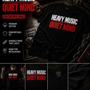 Heavy music, Quiet mind tee