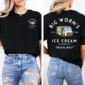 Big Worm's Ice Cream - Whatchuwant Classic Cotton T-Shirt Unisex Tee - LORA ATCHER
