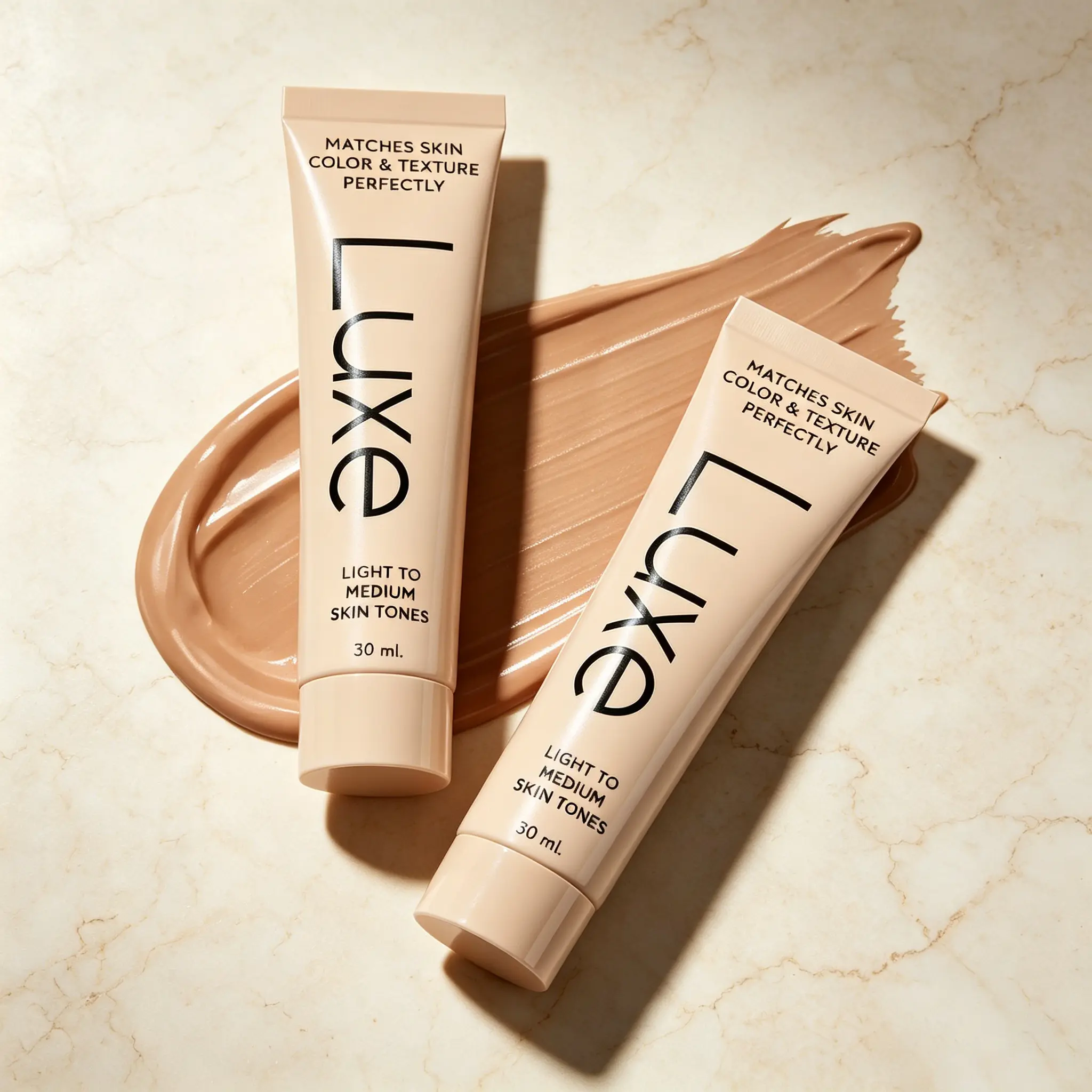 Luxe Auto Color Adjust Liquid Foundation, Adaptive Skin Tone Matching Base Makeup, Buildable Coverage for Natural Flawless All-Day Finish