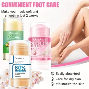 60% Urea + 2% Salicylic Acid Foot Cream, Exfoliates Calluses, Moisturizes Dry Cracked Heels, Non-Greasy, with Shea Butter, Aloe Vera, Vitamin E