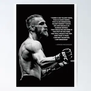 Conor Mcgregor UFC Quote Poster