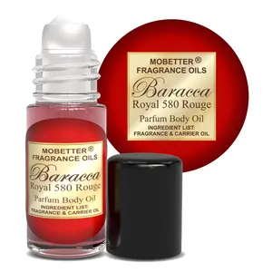 MOBETTER FRAGRANCE OILS Baracca Royal 580 Rouge 1 Oz Perfume Fragrance Body Oil for Unisex
