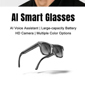 Men's Smart Glasses with 8mp Camera, 4GB Internal Memory, Hands-Free Video Recording, Ai Translation, Bluetooth-compatible Call, HiFi Audio Control