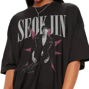 [Sale Up To 30%] Vintage Jin Shirt, Graphic Kpop Shirt, Kpop Shirt, SeokJin Kpop Arirang Album Retro 90s Shirt, Gifts For Fan, Graphic Streetwear T-shirt