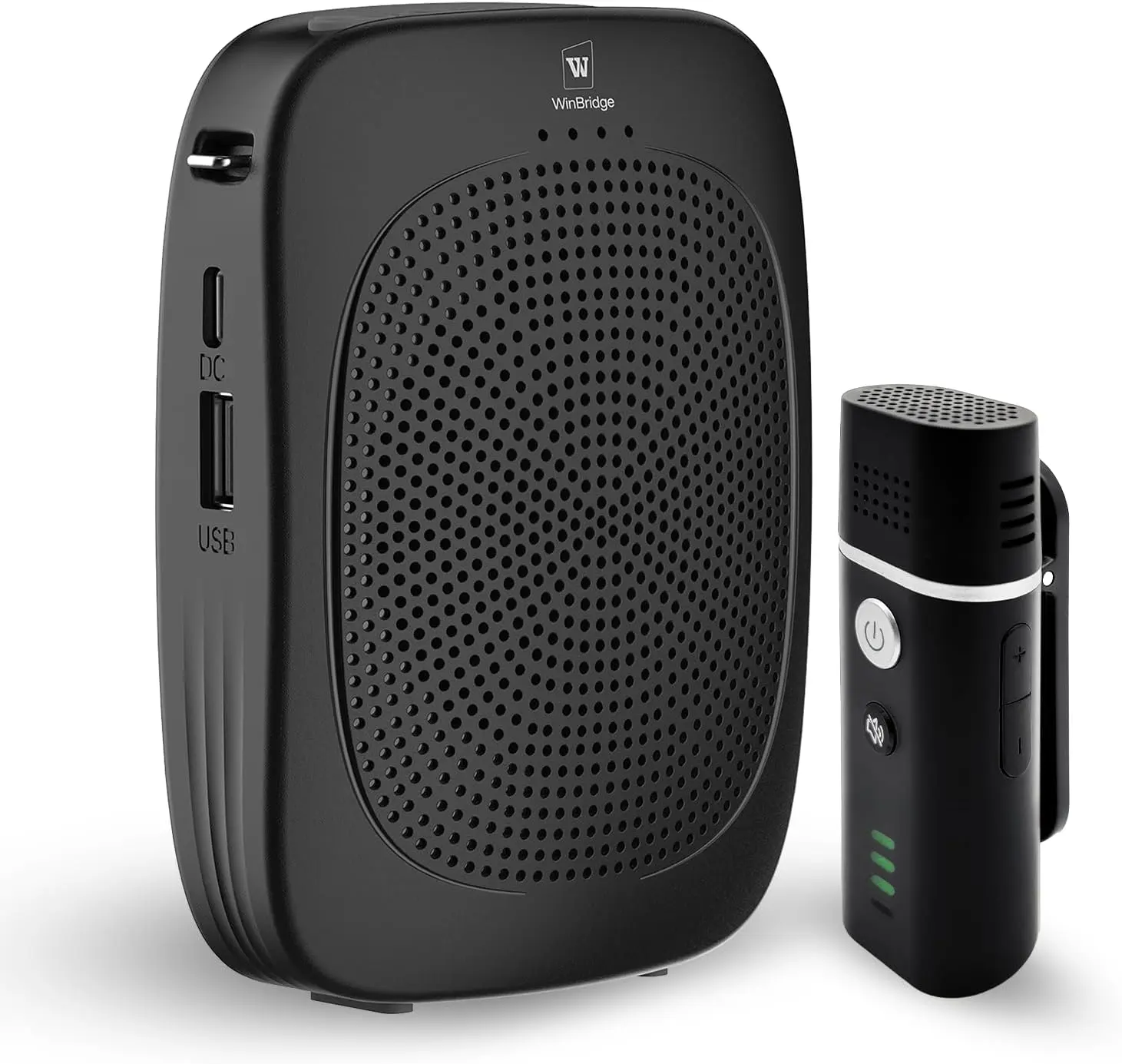 Voice Amplifier with  Lavalier Lapel Microphone for Teachers, Portable Speaker Clip-On Microphone, Mini Megaphone PA System for Classroom/Yoga/Public Events C006