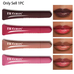 Moisturizing and long-lasting Glossy mirror lip gloss with silky smooth color rendering, easy to apply natural lip makeup