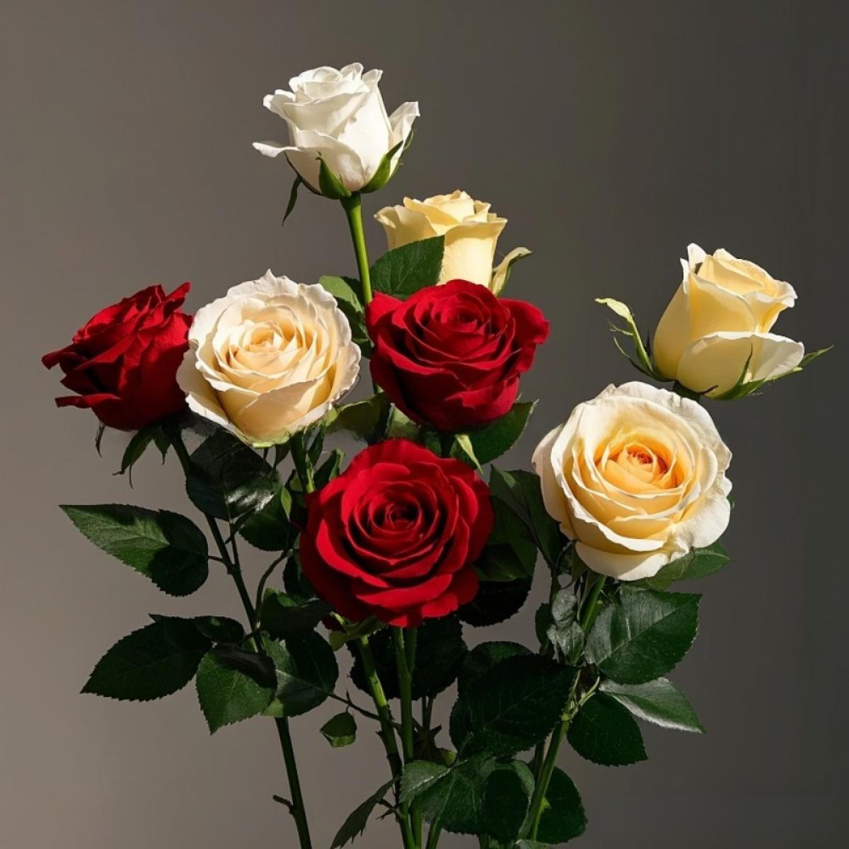 12Pcs Silk Fabric Artificial Rose Bouquet Set - 3D Full Realistic Fake Flowers, Luxury Versatile Home Decoration Ornaments, Floral Decor for Living Room Study, Ideal for Wedding Layout Photo Prop Gift