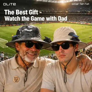 New Solar-Powered Outdoor Cooling Fan Hat — Sun Protection Hat with Solar Fan | Dual-Power Rechargeable Fan | Outdoor Water-Resistant Fan | Ideal for Sporting Events | Unisex Design | TikTokShopSpringGlowUp Sun Bucket Hat Lightweight Golf Hat