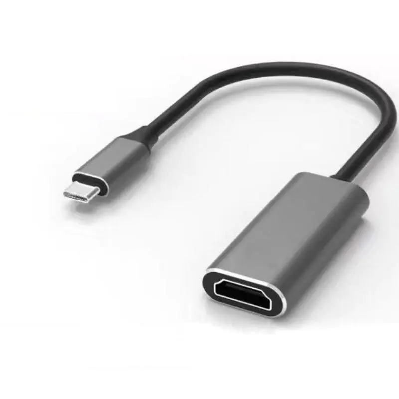 Portable USB C To HDMI Adapter 4K HDMI TV Output, USB-C Type C To HDMI Adapter USB Cable 4k Converter For Laptop Computer Usb C Compatible