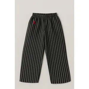 Pinstripe Wide Leg Trouser