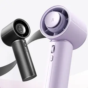 JISULIFE Pro1 Mini Fan — Featuring PU Leather Finish, Up To 30 Hours of Cooling Power, Built-in Aroma Diffuser, 100-speed Turbo Airflow, A Stylish, Ultra-Portable Fan Perfect for Travel/Outdoor Events/ Concerts