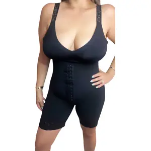 Strapless Faja Shapewear Bodysuit Powernet Daily Use Mid-Thigh 104