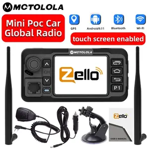 The new Zello Android 9.1 touchscreen car intercom is equipped with Bluetooth WiFi and is an essential device for global automotive, self driving travel, and fleet transportation scheduling
