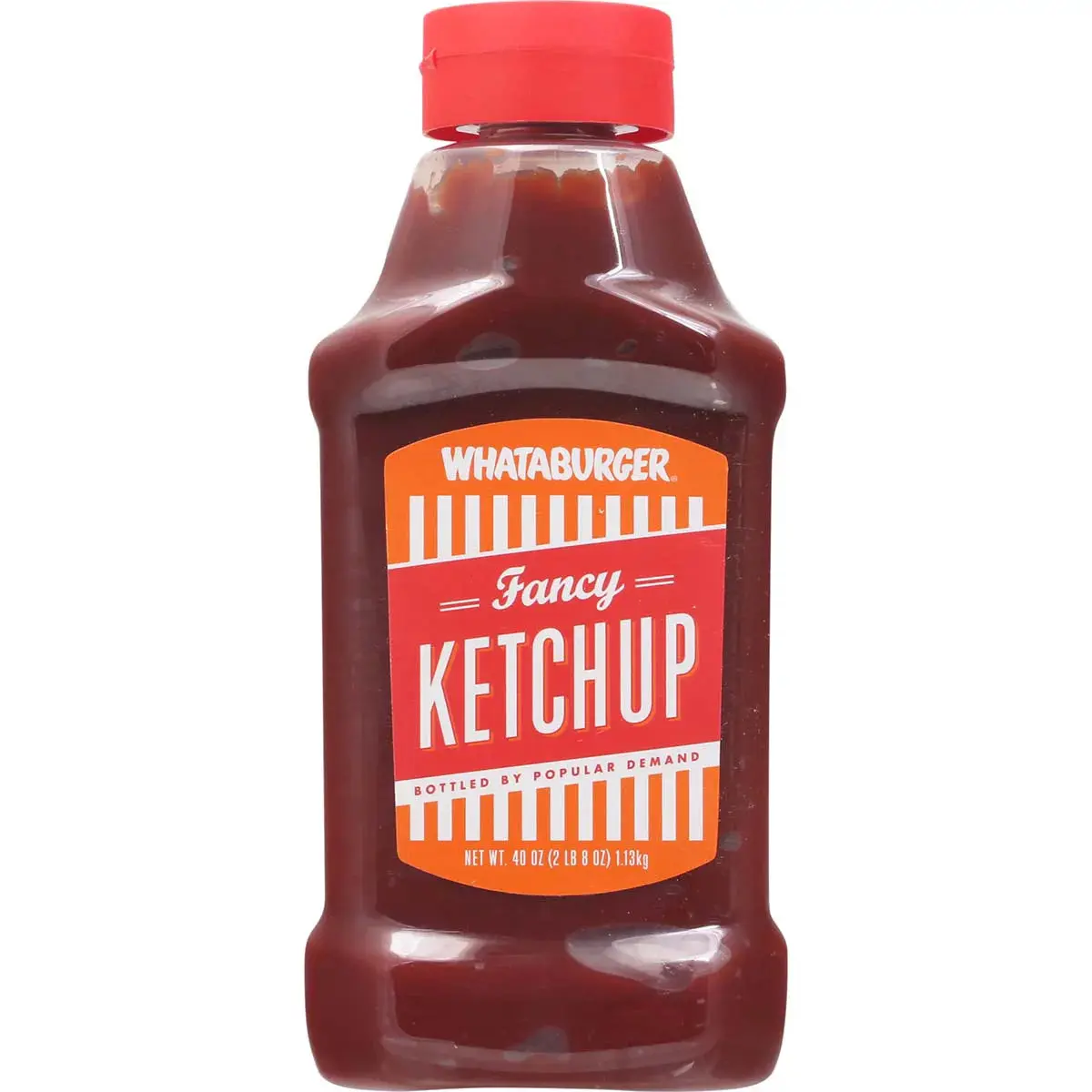 Whataburger Fancy Texas Ketchup Original & Spicy Flavor