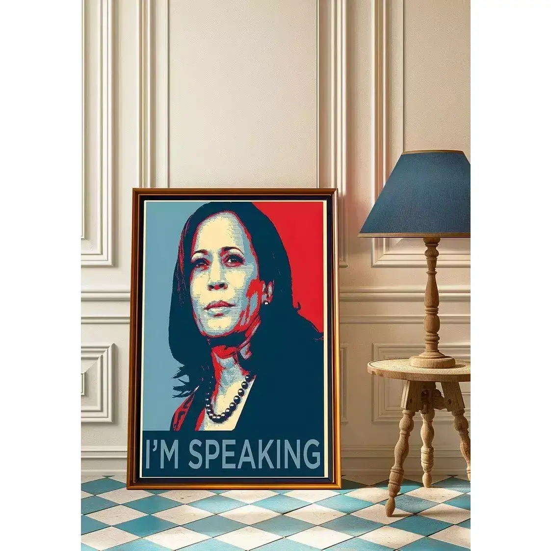 Kamala Harris Im Speaking Poster, President Kamala Harris, Political 2024
